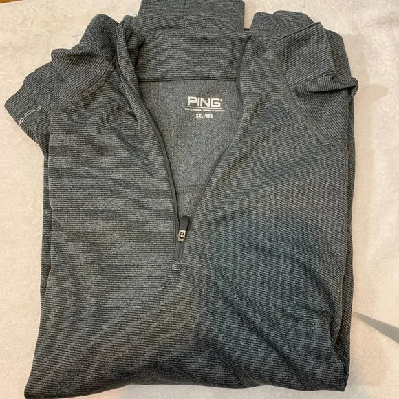 Mens Ping pullover size XXL 2XL sensor cool gray golf NWOT